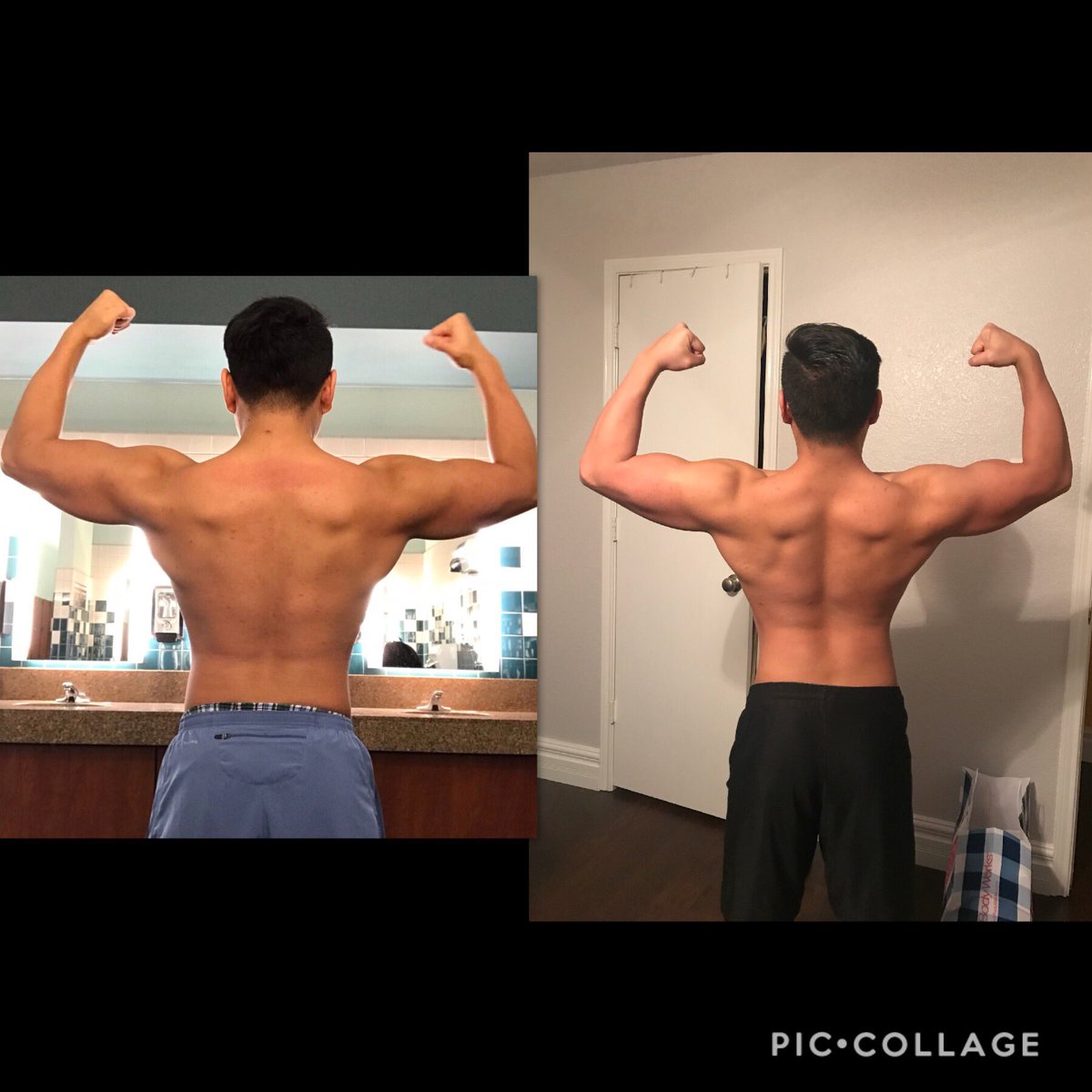 Marion_DeGuzman's tweet photo. Last day of bulk was yesterday. Didnโt gain as much mass as planned but just wait for the end of my cut. #summershredding #90daysout https://t.co/L22oLh23bn