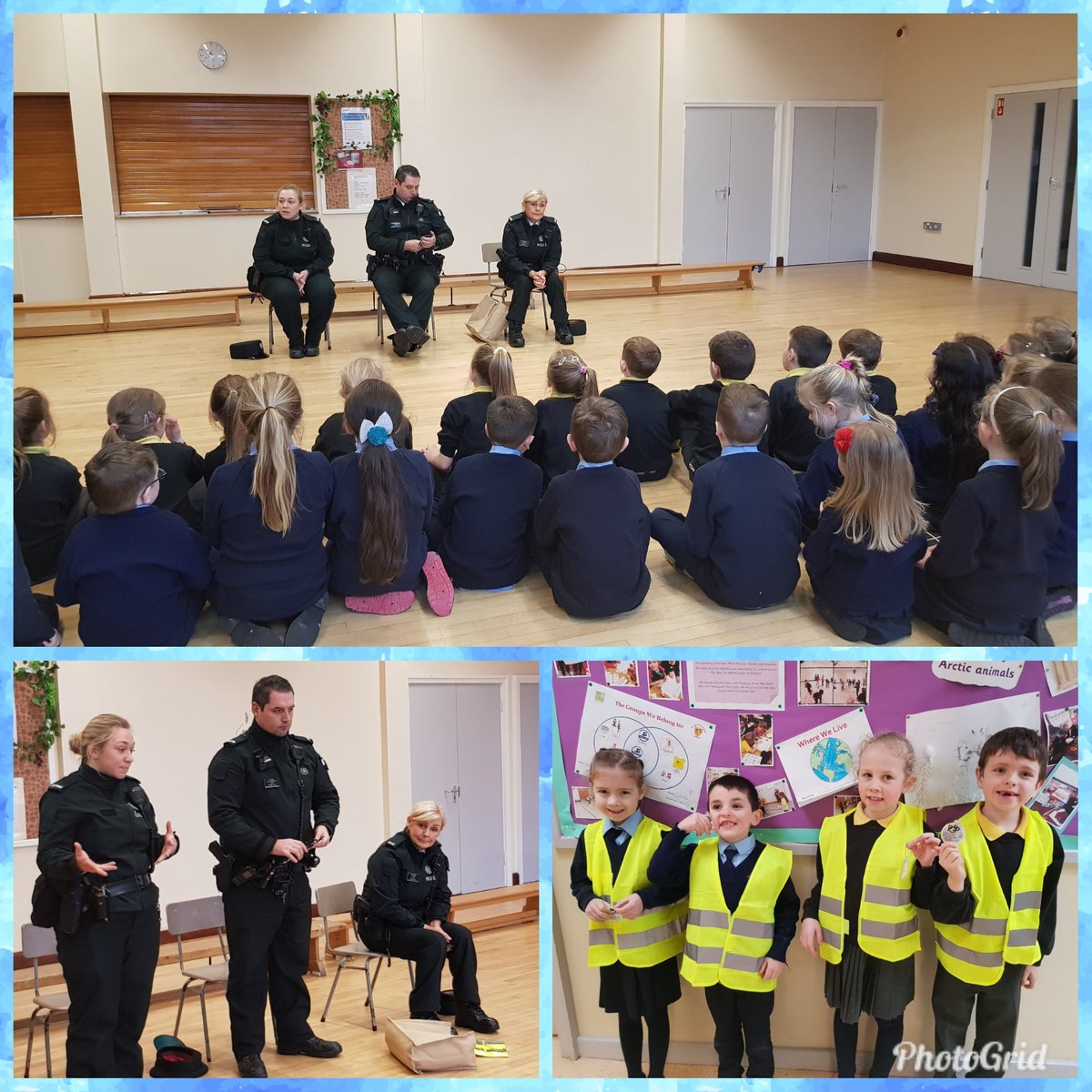 stcolmansps's tweet photo. Thank you @PoliceServiceNI for coming to school today to talk about road safety with P2 and P2/3 from St Colmans and @FairHillPS1 as part of our shared education. @PSNIBanbridge https://t.co/wzCLodeS36