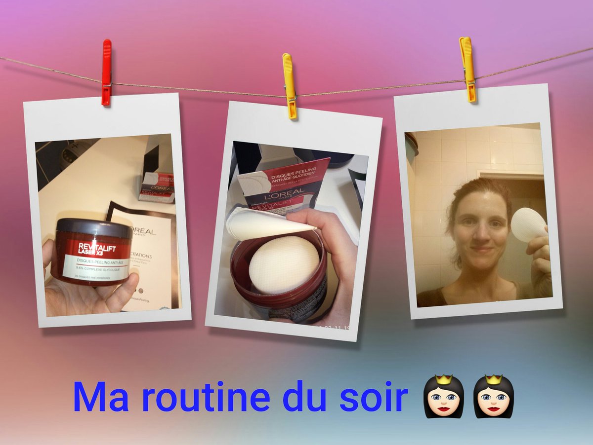 mayasysy77's tweet photo. #RevitaliftDisquesPeeling .. Ma nouvelle routine du soir 😍 .. Merci @sampleo https://t.co/7oOhCVnTmV
