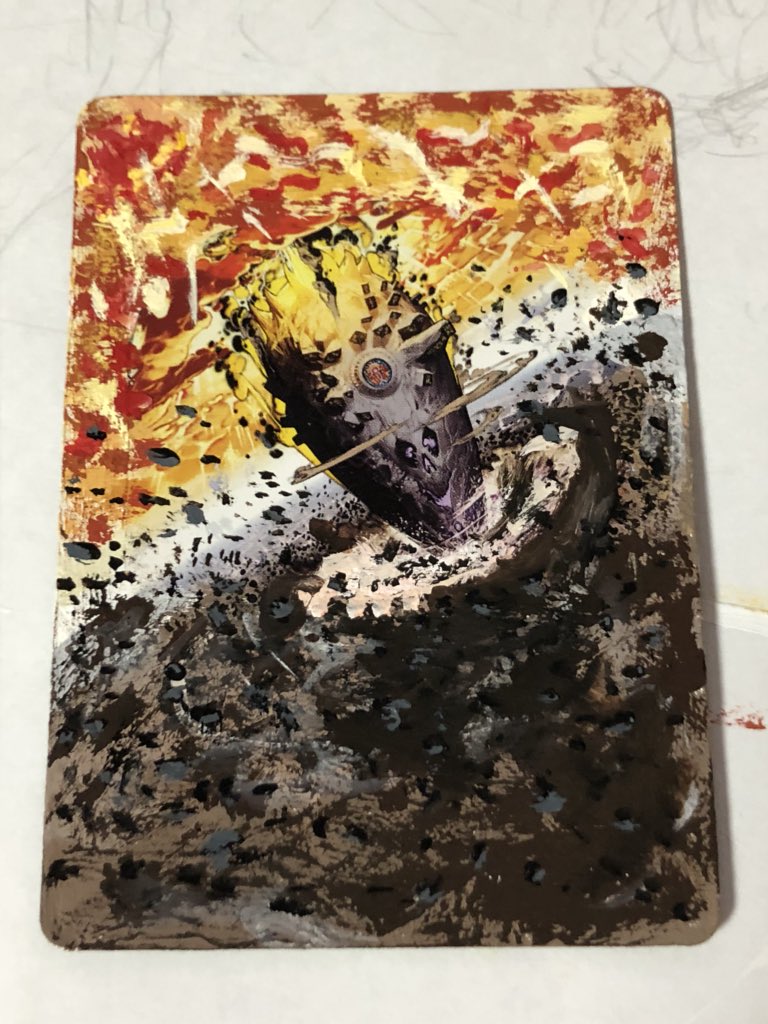 紅蓮 天使と悪魔の墳墓 拡張アートです 初めてにしてはなかなか上手くいったんじゃないでしょうか