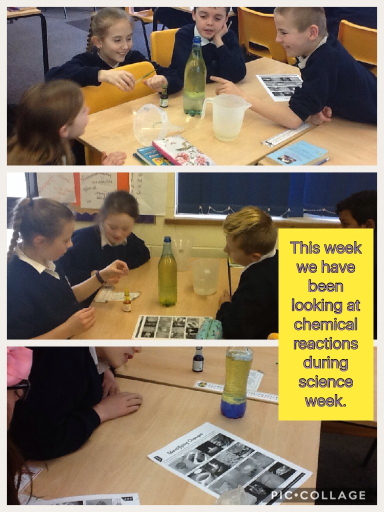 BillinghayCE's tweet photo. This week we have been looking at chemical reactions during science week. #piccoll https://t.co/aNN9bmiDms https://t.co/h6s4iygmXm