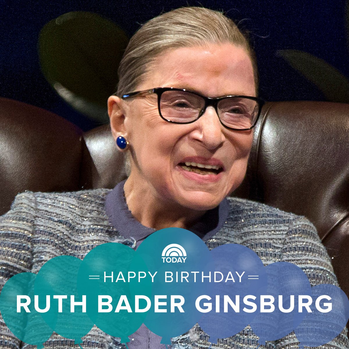 Happy 85th birthday, Ruth Bader Ginsburg! 