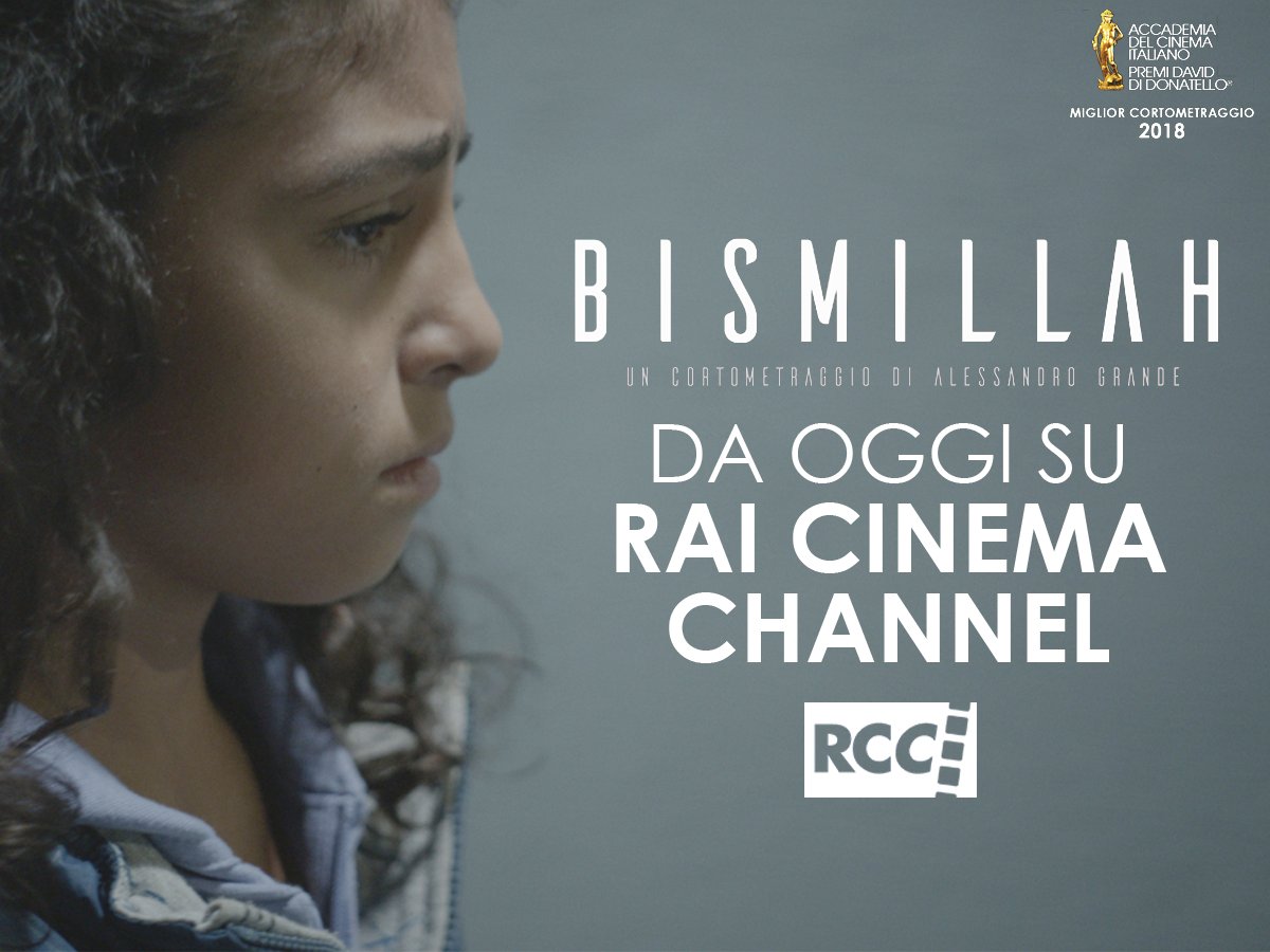 RaiCinema's tweet photo. Questa sera alle 20, e soltanto per 24 ore, sul sito di #RaiCinemaChannel potrete vedere in anteprima assoluta #Bismillah, il vincitore del premio come Miglior Corto ai @PremiDavid  2018. 

#ZenMovie #IndacoFilm #RaiCinema https://t.co/OIxgkAOGO0