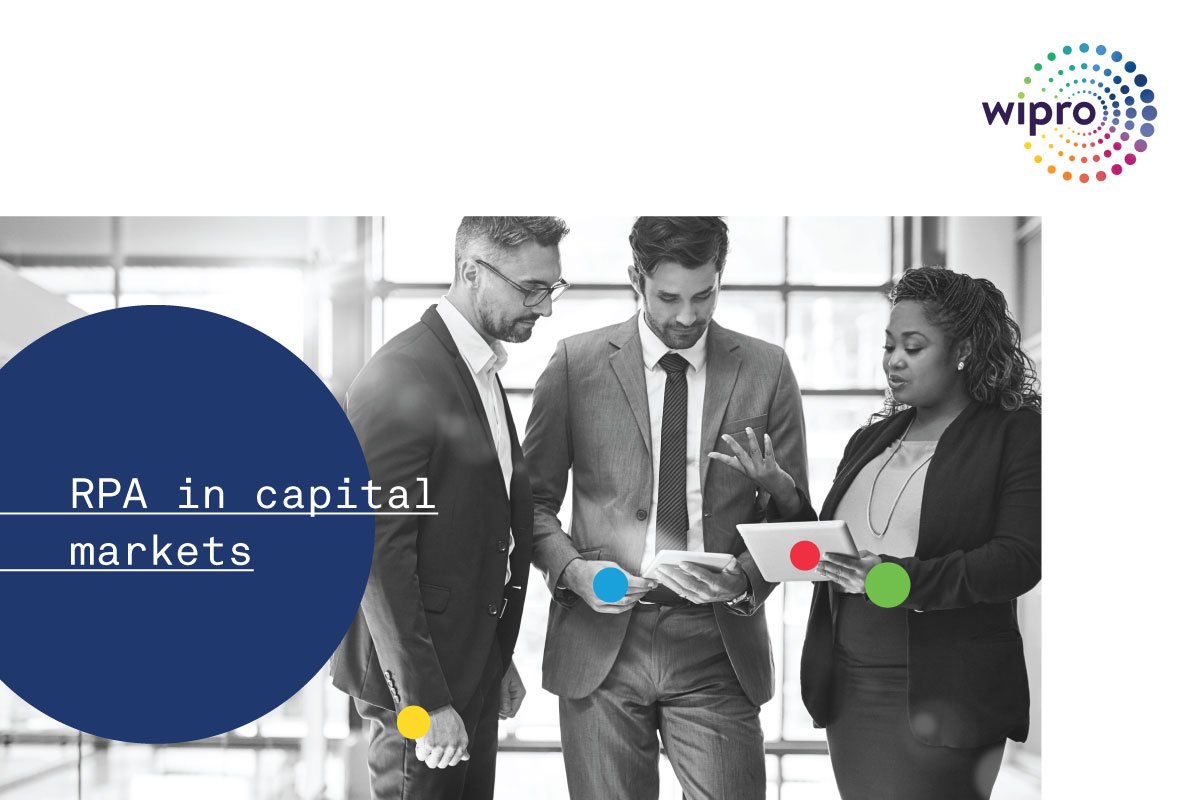 WiproDOP's tweet photo. #RPA can play an important role in achieving cost efficiency, reducing transactional errors, driving higher accuracy &amp; enhancing compliance in the #CapitalMarket industry. Read more: https://t.co/xW5Jd6DEZw https://t.co/yfaloaIMbL