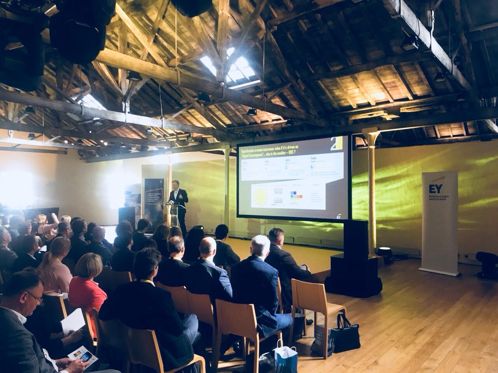 Christian Mertin, EY Global GBS Leader: "Use new technologies like #ProcessMining from our Partner Celonis in order to provide better #GBS services to business!“ <a href="/EY_Germany/">EY Germany</a> amazing being at this year‘s EY GBS Spring #Exchange in Porto!