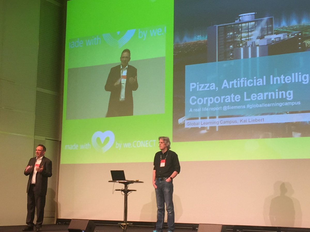 Cooler Vortrag zu AI in Learning auf der HR Tech 2018. : HR braucht Technologie Know-how um auch in Zukunft Innovationen zu treiben @GlobalLearningCampus <a href="/Siemens/">Siemens</a>
<a href="/Kaiboard/">Kai Liebert</a>