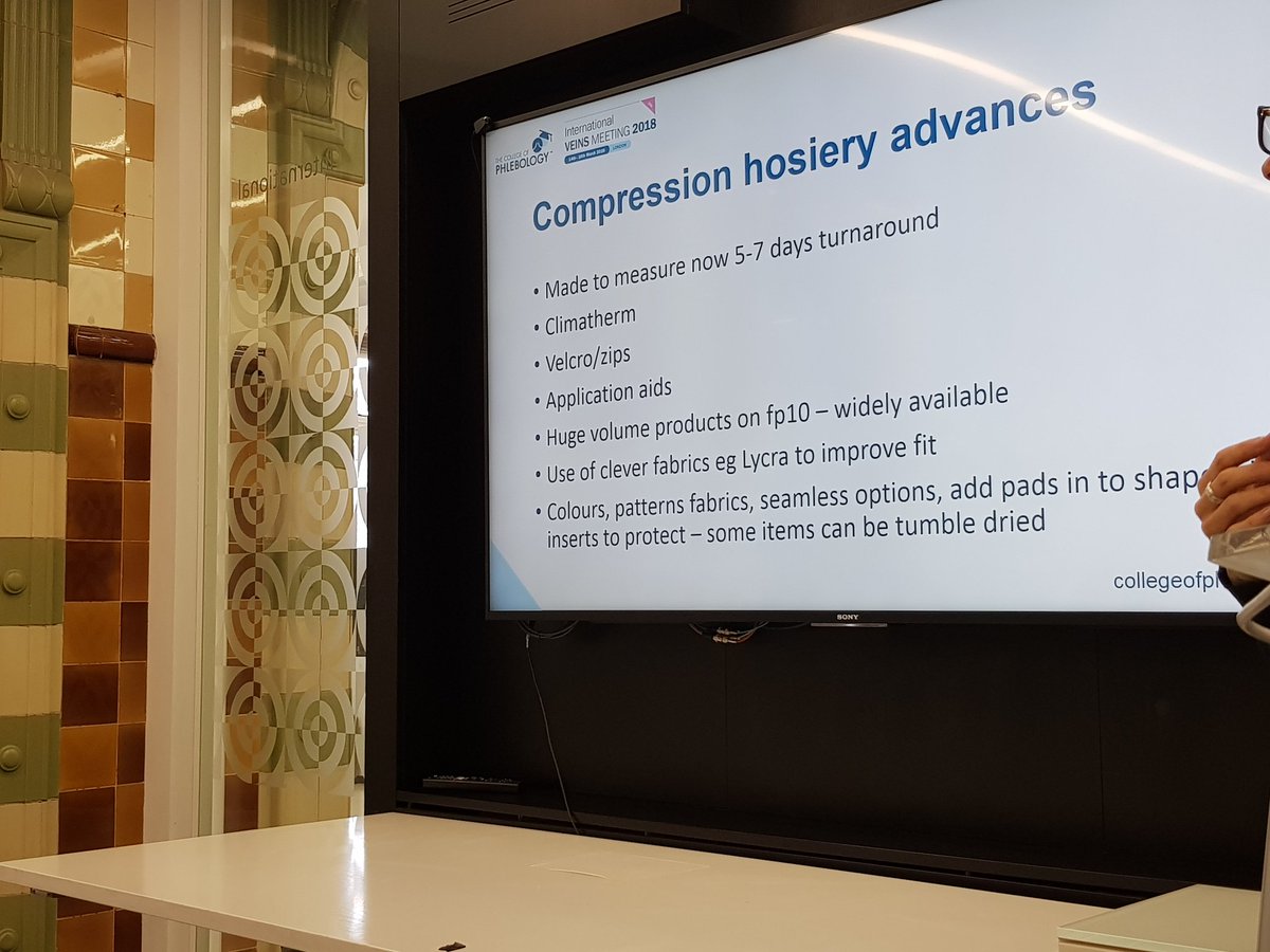 JacquiFletcher3's tweet photo. So many advances in #compression  #hosiery #patients should have real choice #CoPIVM https://t.co/j7JPeBnJm1