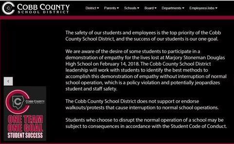 iMajorWish's tweet photo. #CobbCounty School District is having a Board Meeting tonight at 7pm. Show up and express your displeasure in how the school system tried to silence students.
Share and be sure to sign up to speak. Address is 514 Glover Street SE, Marietta, GA. #GaPol #WalkOutATL #17Minutes https://t.co/XU4IkfM4Ku
