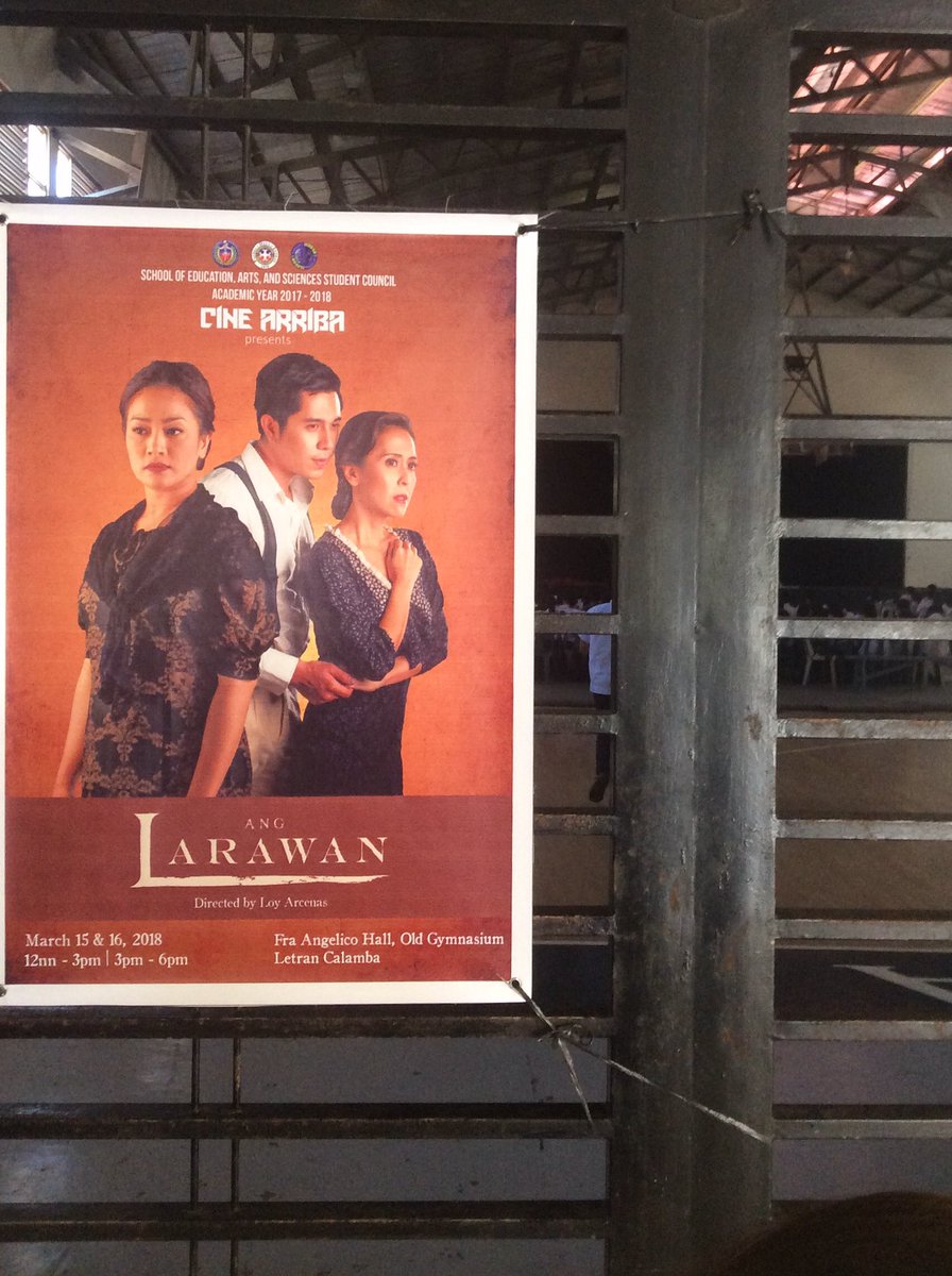 seassc's tweet photo. LOOK: The first film screening day of #AngLarawan at Old Gymnasium, Letran Calamba. 🖼🎥
On behalf of the student council, thank you to all who participate the first-ever cinema event #CineArriba! 💙
#PhoenixInformed
#CineArriba2018
#FirstScreeningDay
#AngLarawanTheMovie https://t.co/Mld9NcZA4M