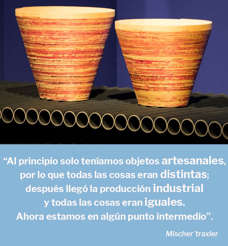 centrocentro's tweet photo. El estudio Mischer’traxler presenta en la exposición #VivaLaDiferencia su particular búsqueda de la individualidad en la producción en masa. Puedes ver una muestra de su serie “Collective works” hasta el 20 de mayo en la planta 4. https://t.co/hvoiMk9BrA https://t.co/nsKCPbTbq9