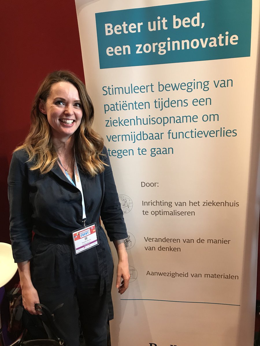 ArjVis's tweet photo. #HVE2018 Yvonne Geurts van Beteruitbed van #radboudmc ook te zien op Fysio-xperience 13/4 #noviotechcampus https://t.co/Ncq6u5QjJp