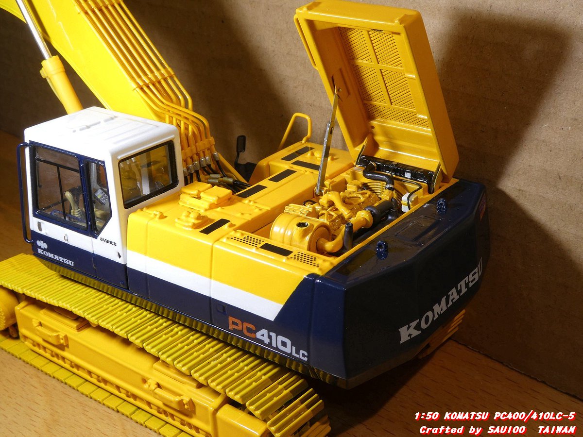 SAUI00_TAIWAN's tweet photo. 自行開發改造 1:50 PC410LC-5
完成樣

#建機模型
#小松製作所
#PC410 https://t.co/5yKapSSJxv