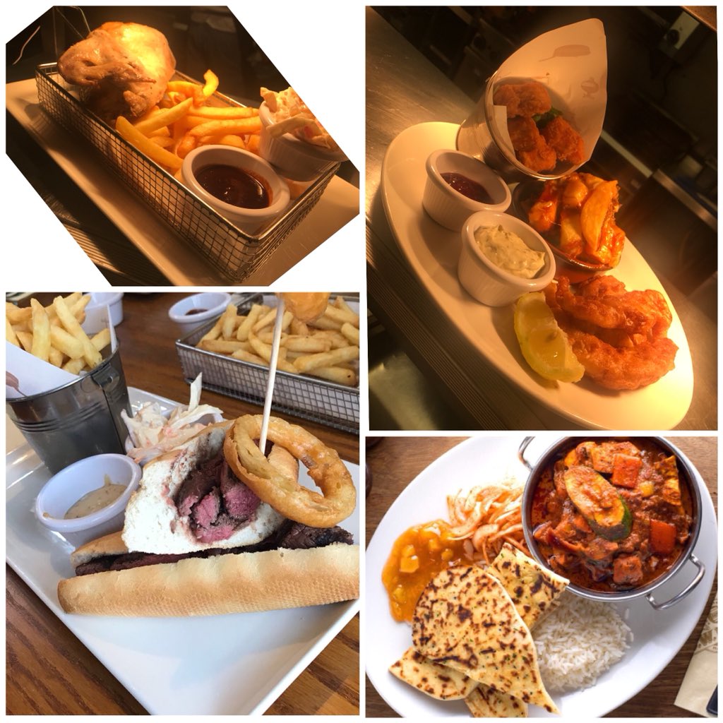Thats right.. Our, HalfRoast Chicken In A Basket IS BACKKKKK!!👌🏻👌🏻
#NewMenu
A few of our new dishes that went down a treat! 
🍴HalfRoastChicken In A Basket
🍴The Draymans board 
🍴Hot Steak Baguette
🍴Chicken Madras Curry! 
#Yum #NewMenu #NewDishes #Food #Rochdale