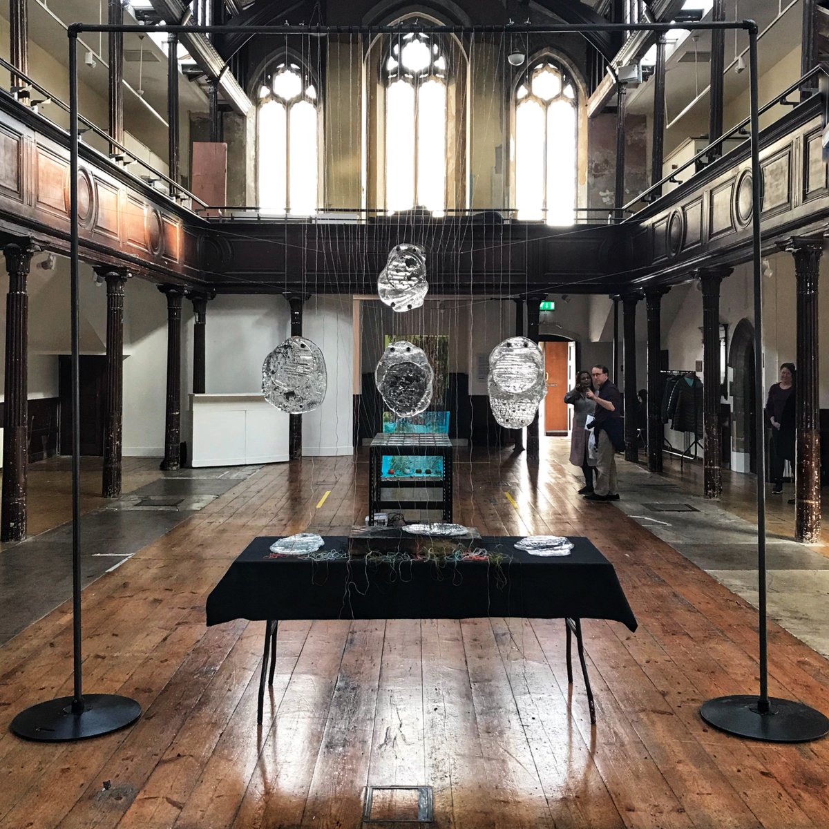 FabricaGallery's tweet photo. We are OPEN from 1pm - 5pm to see #RiverRunsThrough and meet the artists and tonight we have a free IN CONVERSATION event https://t.co/QCWFkWxCNr https://t.co/Xtd8MN0KPr