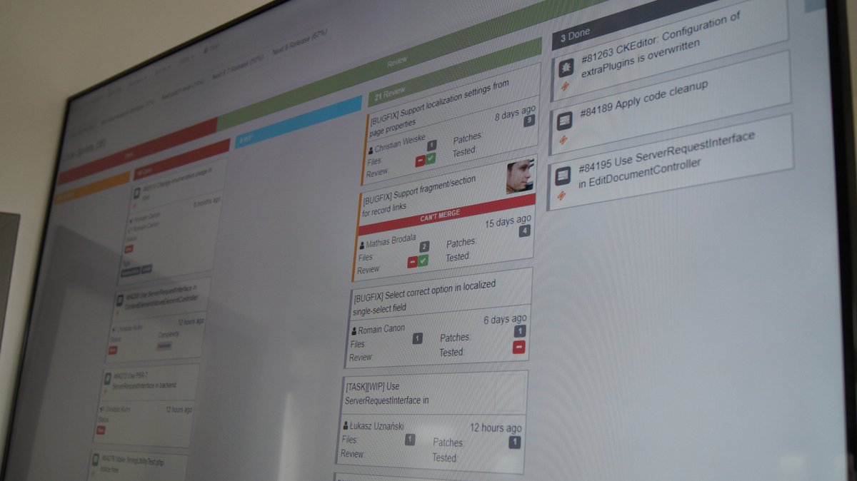 PagemachineAG's tweet photo. Heute ist der TYPO3 Code Sprint bei Pagemachine gestartet. 👨💻
Wir freuen uns auf tolle gemeinsame Tage beim spannenden und innovativen Entwickeln.💻 Aufgaben gibt es ja wie immer reichlich.
#t3sprint #TYPO3 https://t.co/mMTJQQnwvr
