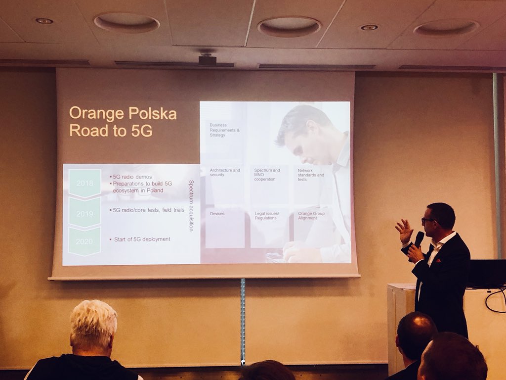 fallacher's tweet photo. #5G will bring tremendous opportunities for Poland. We're working on #Orange5G future mobile technology. Today testing #5Gexperience thanks to our partner @nokia https://t.co/hEN3mgW3ue