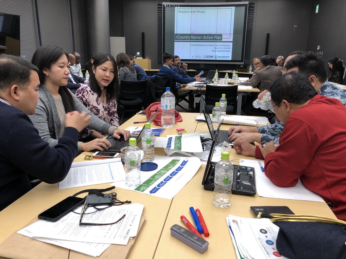 AttyKarenJimeno's tweet photo. Working on a Seismic Resilience Action Plan for #Philippines... dejavu with #WorldBank’s Lesley Cordero when we worked on #TyphoonYolanda Rehabilitation together 4 years ago. #TeamPhilippines #TeamPagod 🇵🇭 https://t.co/68NjHCE5mP