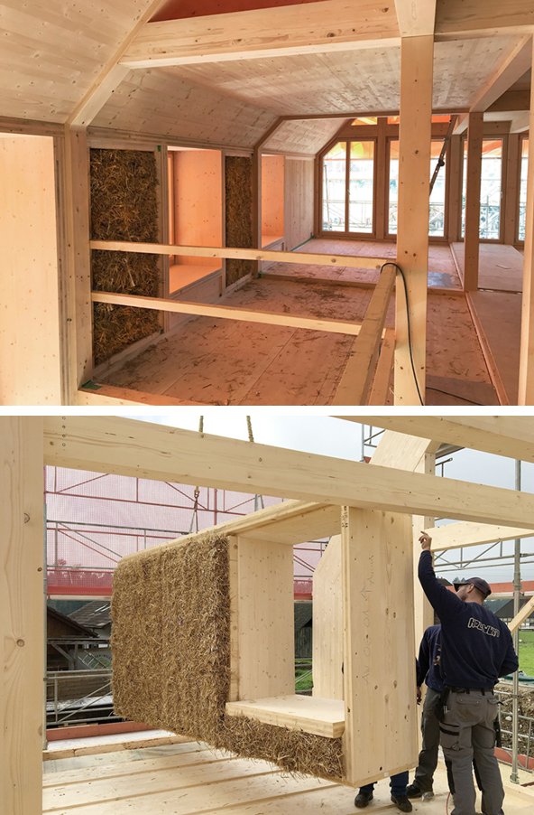 ecs3_com's tweet image. Majestic #modular #straw + #timber house in #Switzerland fully equipped with #solarpower by Arch. Werner Schmidt

#SolarPowerSummit #greenbuilding #architecture #GreenTech #CircularDesign #ClimateAction #LowCarbon #carbon #construction