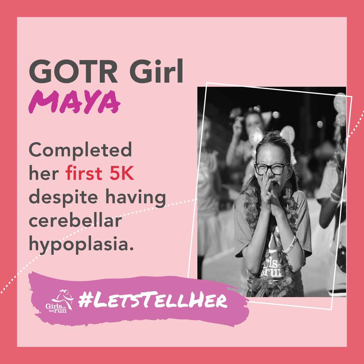 GOTRFoothills's tweet photo. Maya kept pushing forward and finished her first 5K! What encouraging words would you share with Maya? #LetsTellHer https://t.co/2eDrhP7BOv