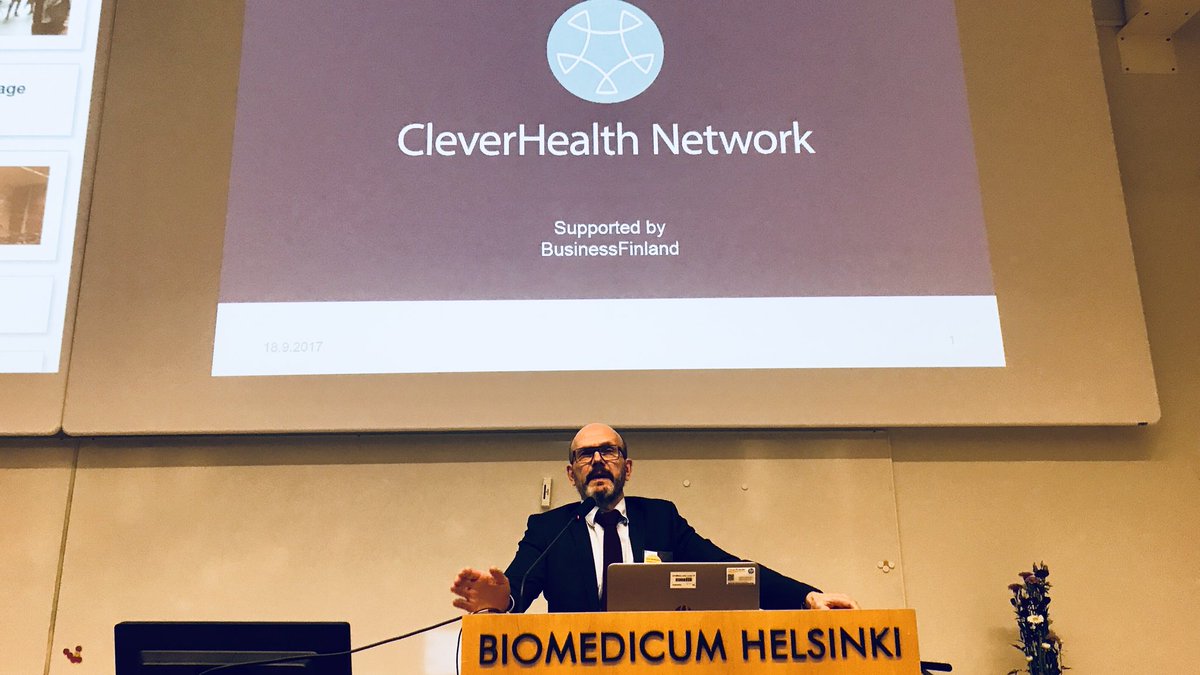 Visa Honkanen, Head of Development at HUS: “We are not only one of the biggest hospitals, we are no 1 in many fields of quality of care, too.” #HUSAIVR18 #giant #healthcare #finland #suomi100