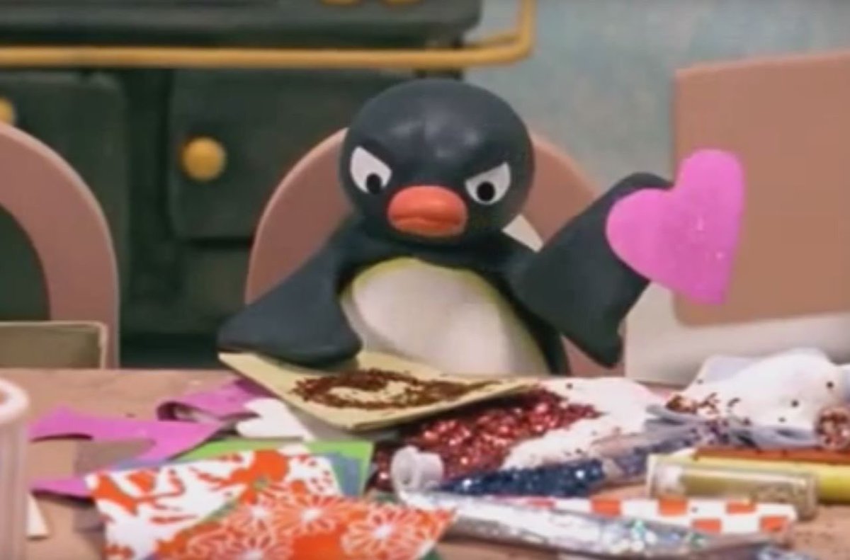 Afbeeldingsresultaat voor pingu valentine card