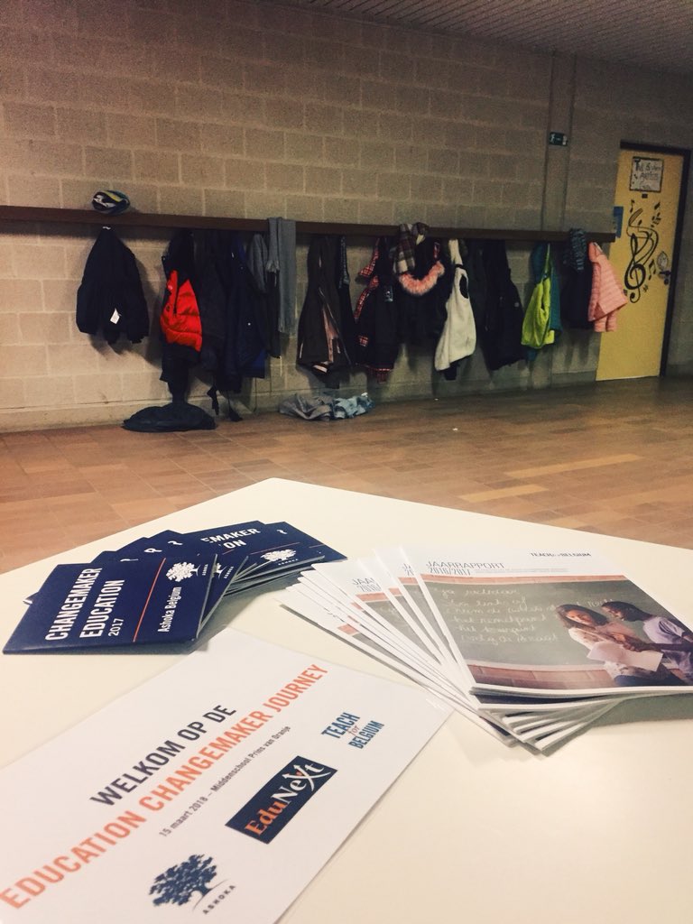 AshokaBelgium's tweet image. We are together with @TeachForBelgium and @EduNextvzw at one of our Changemaker School, Middenschool Prins Van Oranje in Diest to brainstorm on how to reform the Flemish education system in Belgium! #ChangemakerED #EveryoneAChangemaker #StrongerTogether