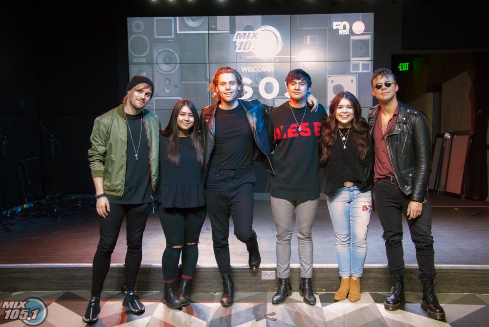 ashtonupdating's tweet photo. @Ashton5SOS with fans yesterday at @MIX1051Utah #WantYouBack #WantYouBackPromo #5SOSBestFans https://t.co/ujpFlzb4qb