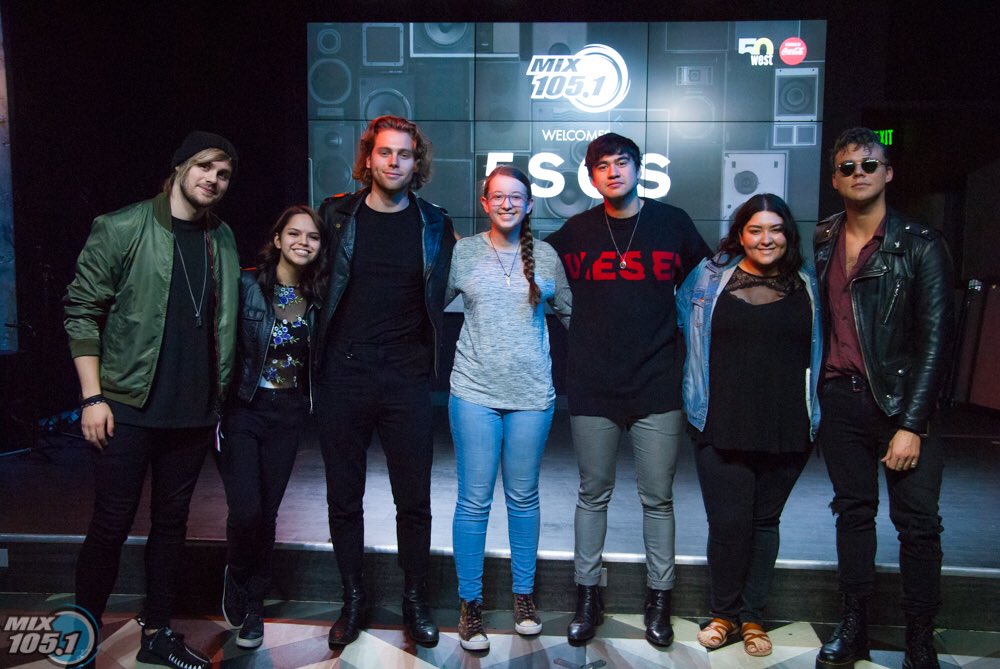 ashtonupdating's tweet photo. @Ashton5SOS with fans yesterday at @MIX1051Utah #WantYouBack #WantYouBackPromo #5SOSBestFans https://t.co/fIVbrpKByL