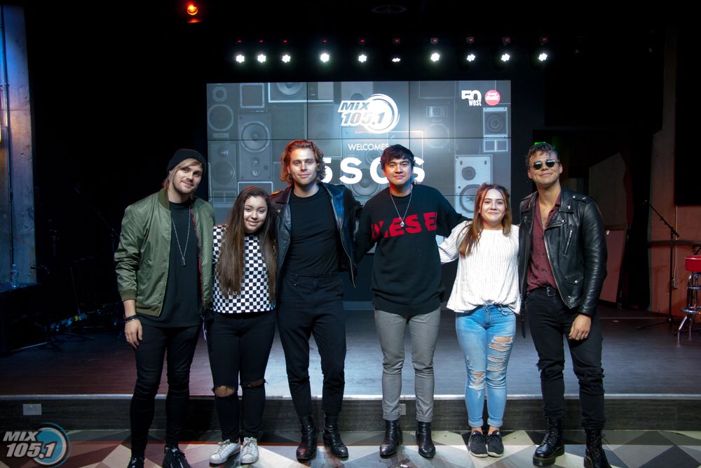 ashtonupdating's tweet photo. @Ashton5SOS with fans yesterday at @MIX1051Utah #WantYouBack #WantYouBackPromo #5SOSBestFans https://t.co/pVYMPaXoUg