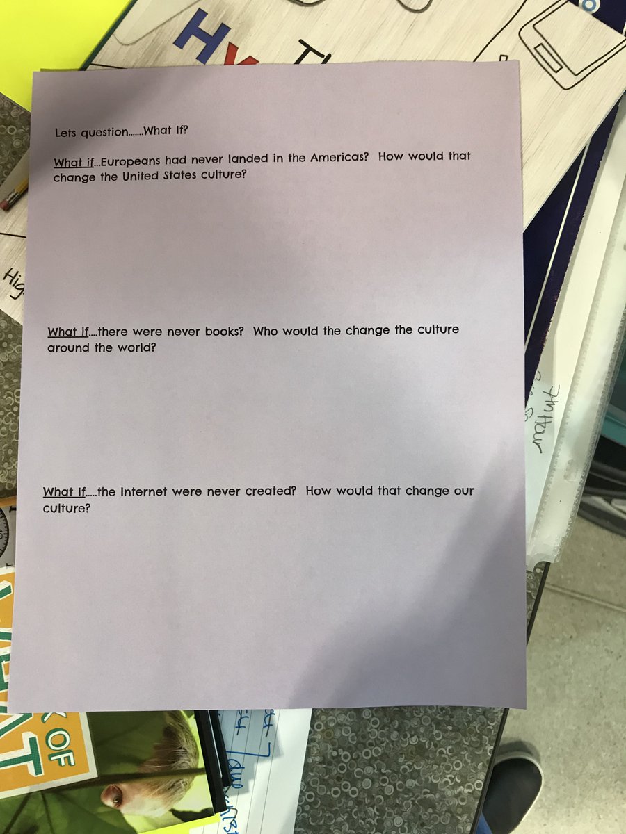cskiles80's tweet image. Getting ready for this evening&apos;s #moedchat.  #whatif we used What If Questions in class?  #curiositylearning @MOedchat #modlang #proud2br3 #troysouth