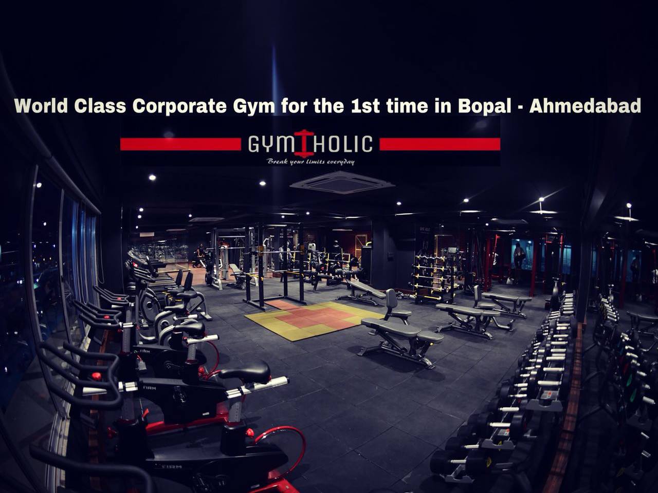 CityShor Ahmedabad on X: World Class Corporate Gym for the 1st time in  Bopal. t.coN5bzBzzBj7 Gym Fitness Workout Cardio  WeightTraining Kickboxing Zumba Aerobics Yoga Spinning Cageworkout  tyreflips IGymholic CityShorAhmedabad ...