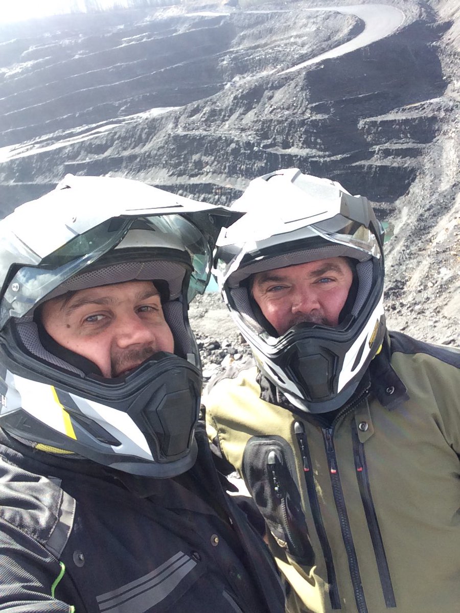Gareth_Bright's tweet photo. Boom 💥 

What a place to ride and test the #Tiger1200 #Tiger800 and #StreetScrambler 

You all need to get yourself to the new #TriumphAdventureCentre and meet Nick Plumb. 
@UKTriumph https://t.co/VOX6wHV9dc