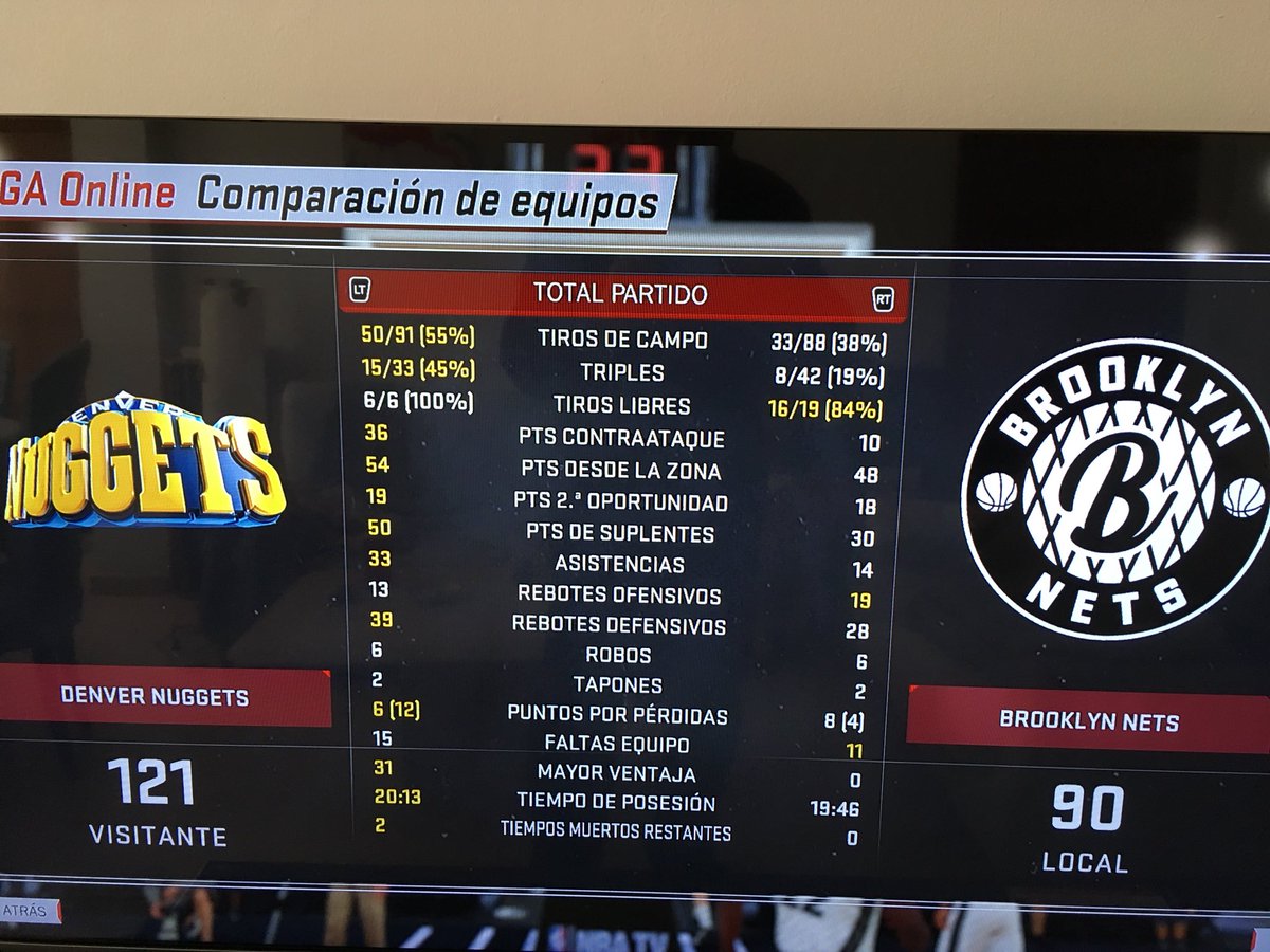 r_vives's tweet photo. #nba2k @LigaPhoenix2k
Debut en casa de los nuevos nets,y decepcion total para la aficion,el publico en pie aplaudio al mvp ricky rubio,por parte local sobresaliente para porter jr. #no surrender https://t.co/SQnREFzRGp