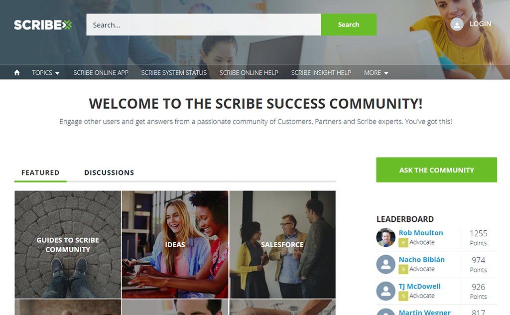 scribesoft's tweet image. Embrace the #Scribevibe in our Success Community! Sign up today to meet other #integrationexperts around the world, learn our platform best practices, manage all your support cases, and subscribe to the latest product updates. scr-i.be/2mffIrn