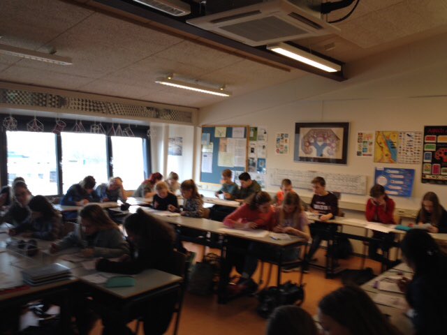 Vandaag doen meer dan 125 kinderen op de Heemgaard mee aan de Kangoeroe wedstrijd.