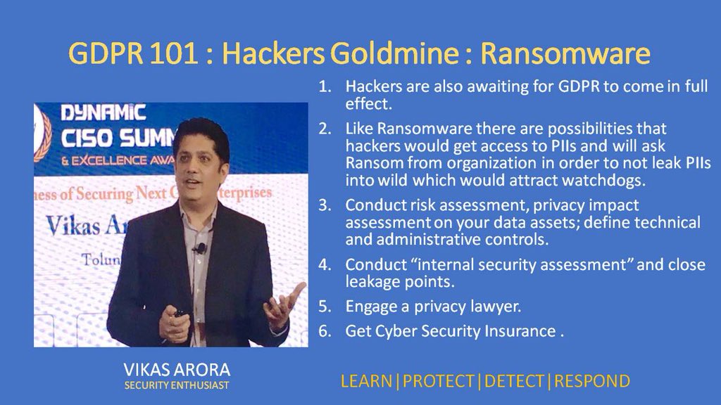 techievicky's tweet photo. #GDPR #GDPR101 @PrivacyPros https://t.co/N3aUR9hlzH