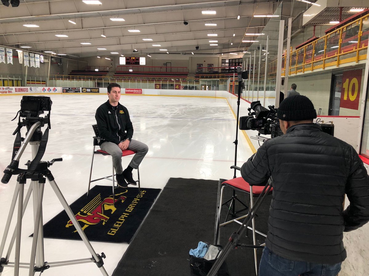 guelph_gryphons's tweet photo. 📺Check out the link below to watch the @Sportsnet feature on 4th year Gryphons men's hockey player Michael Stevens and his inspiring recovery from a broken neck suffered in 2009 ➡️https://t.co/Chc8MKrMFc https://t.co/gWlhajjVkB