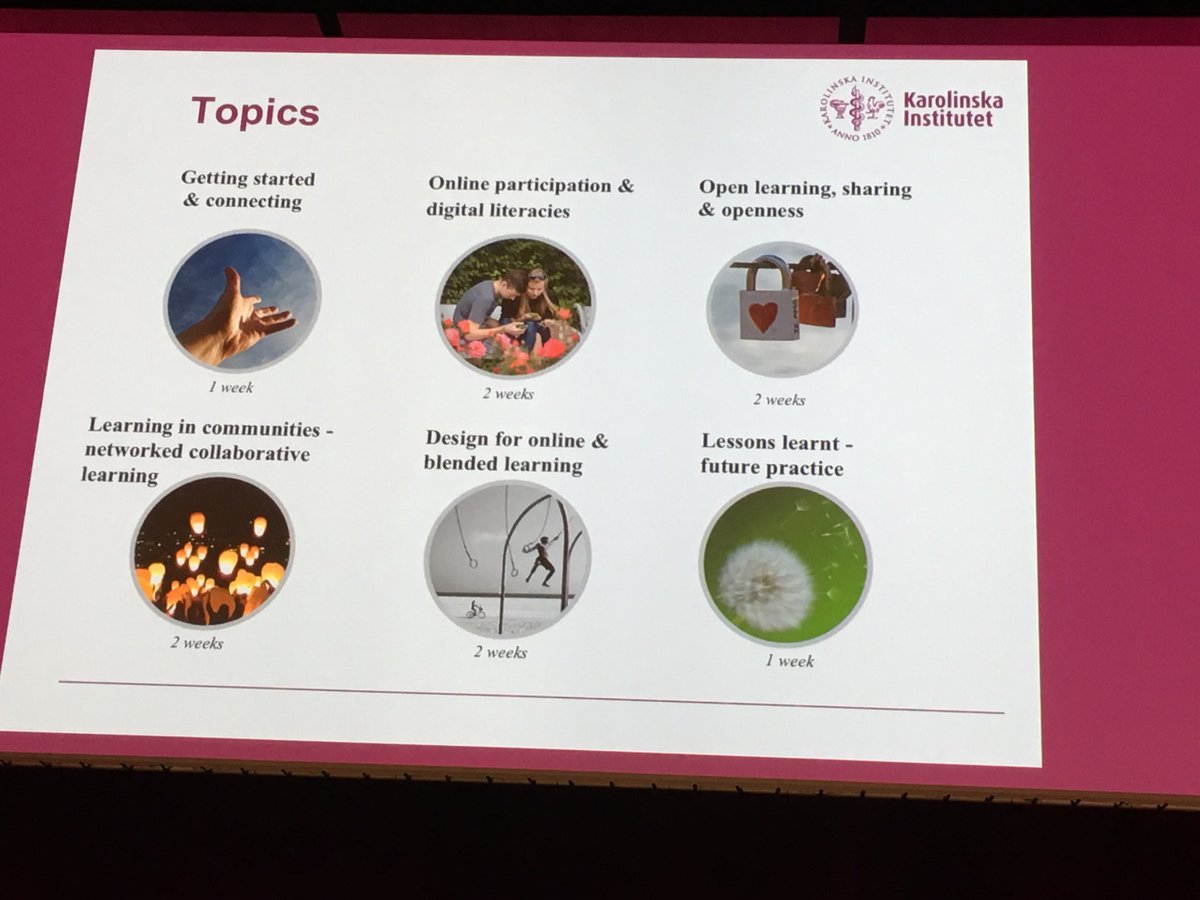 MonikaBerge's tweet photo. The online course, Open Networked Learning Course, being presented #KIEdCon https://t.co/3HbAjKEbkZ