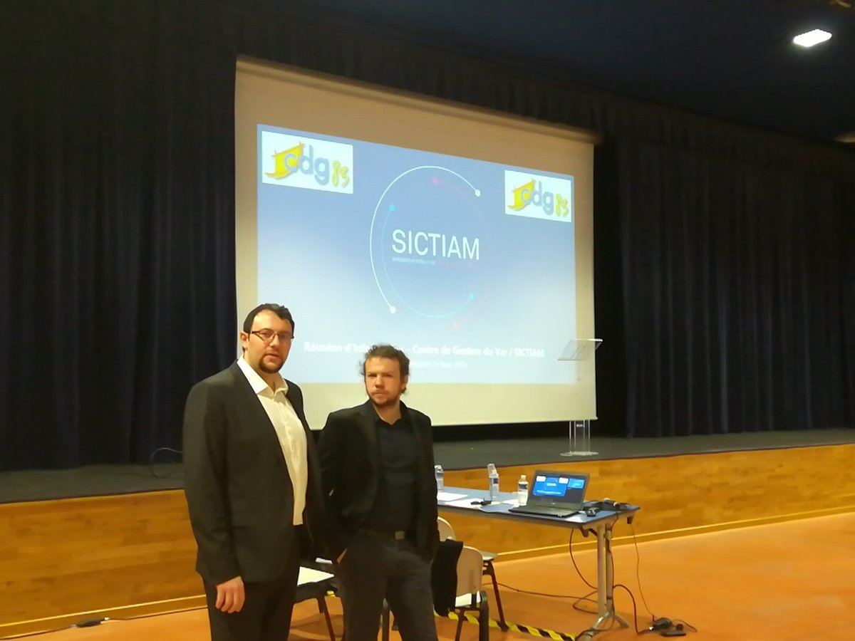 SICTIAM_FR's tweet photo. Lancement imminent d'une réunion d'information sur l'#opendata, le #RGPD et @Cupi_dons en partenariat avec le #CDG83 ! Merci pour l'organisation à @e_archvinyle et @datatypique. https://t.co/ClCaCdegDh