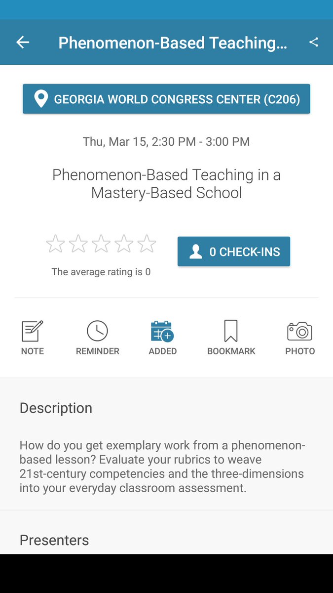 FYI my presentation on #SBG &amp; #NGSS is located in the WCC C206 at 2:30pm #NSTA18 #TG2chat