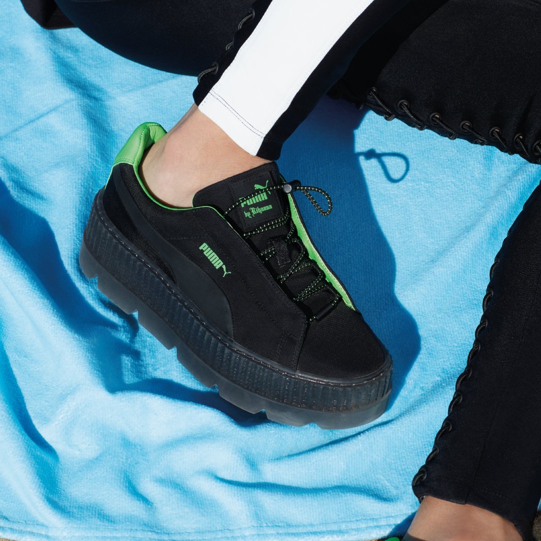NylonMag's tweet photo. 🚨NEW #FENTYxPUMA CREEPER ALERT 🚨 Bye bye, coins! 💸 Shop @rihanna's new collection for @puma now: https://t.co/bhwQvKdzkY #MadisonStyle #ad https://t.co/OsmJJ5oQKz