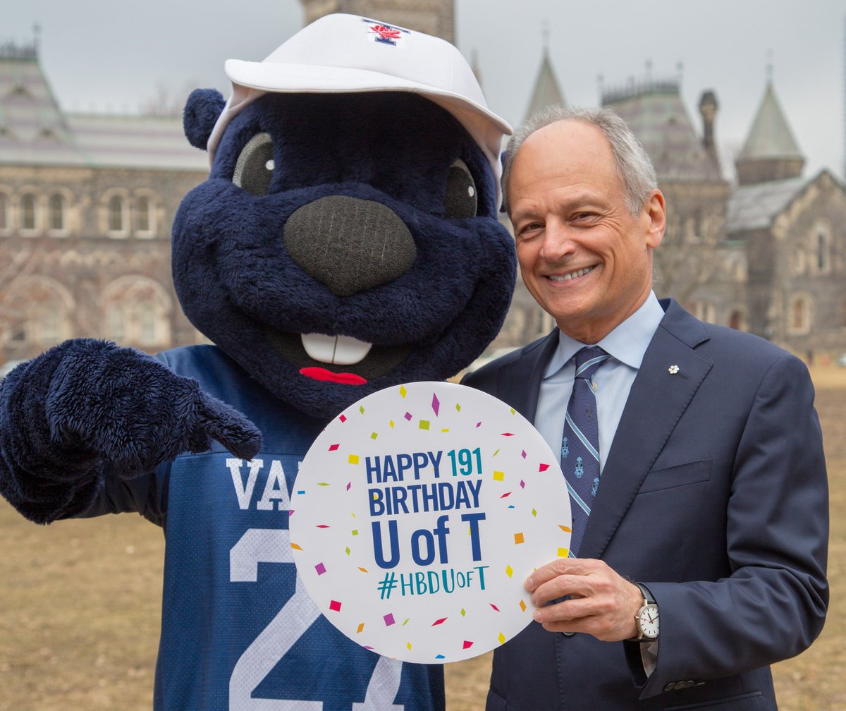 Here’s to another 191 years of world-class research and innovation! Happy Birthday #UofT! 🎂🎉🎈 #HBDUofT