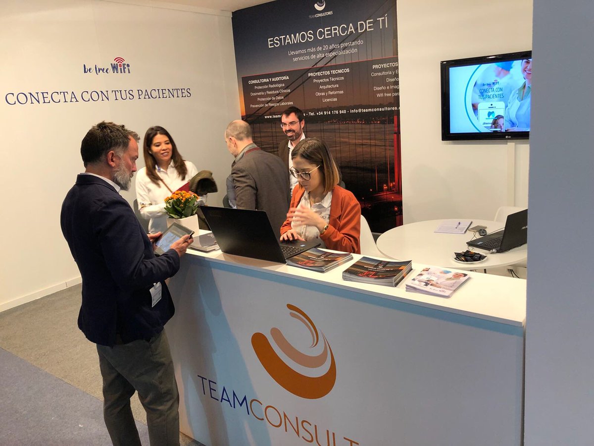 TeamConsultores's tweet photo. Conecta con tus pacientes con el wifi gratis que podrás disfrutar en nuestro stand de @ExpoDental_ #tecnologia #digitalizacion #Expodental2018 #clinicadental #odontologia #sectordental #wifi https://t.co/bfOZydqT4Z