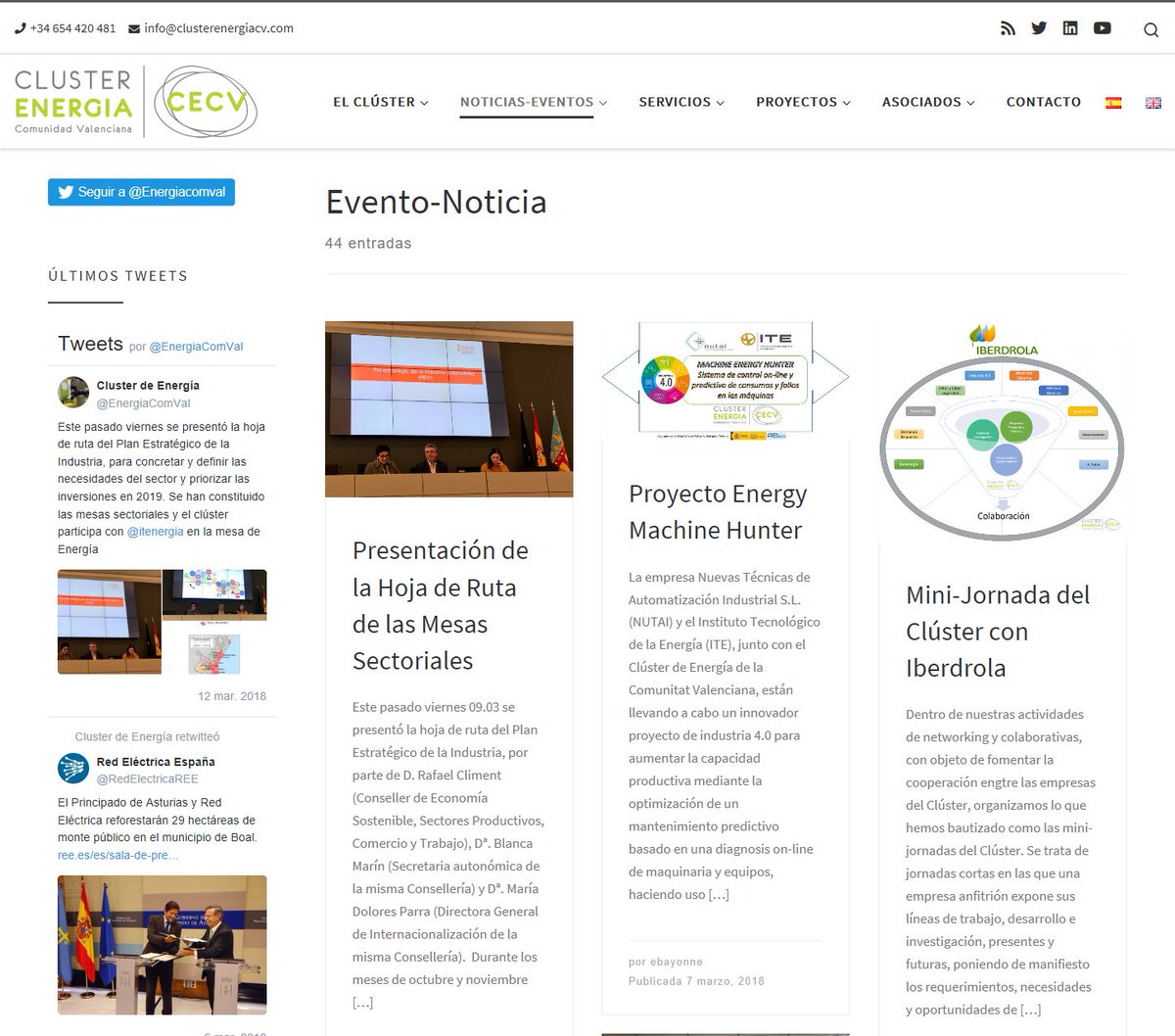 EnergiaComVal's tweet photo. Ya está accesible nuestra nueva web https://t.co/frOZpxYizj

En ella aparece información actualizada, así como nuestras últimas y futuras actividades, etc.

Aunque aún no está finalizada al 100%, os invito a que le echéis un vistazo.

https://t.co/DCF3fXE9qQ
@EnergiaComVal https://t.co/NDfIn6wdcJ