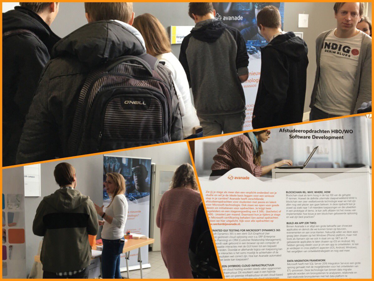 DuyguCiftc's tweet photo. Bedrijvendag @HANnl waar we veel getalenteerde studenten ontmoeten! @AvanadeNL #Avanade #stage https://t.co/DS2H17qhfG