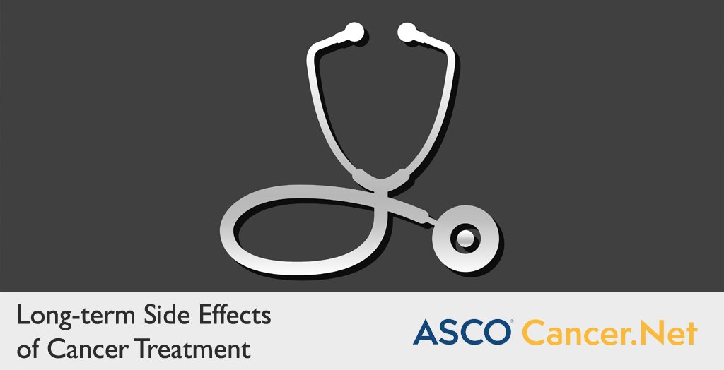 CancerDotNet's tweet image. Many people who have received treatment for cancer have a risk of developing long-term side effects. 

Learn about some of the types of long-term side effects, and questions for your doctor: bit.ly/2oZWvMC

#cancer #sideeffects #longtermeffect #cancertreatment