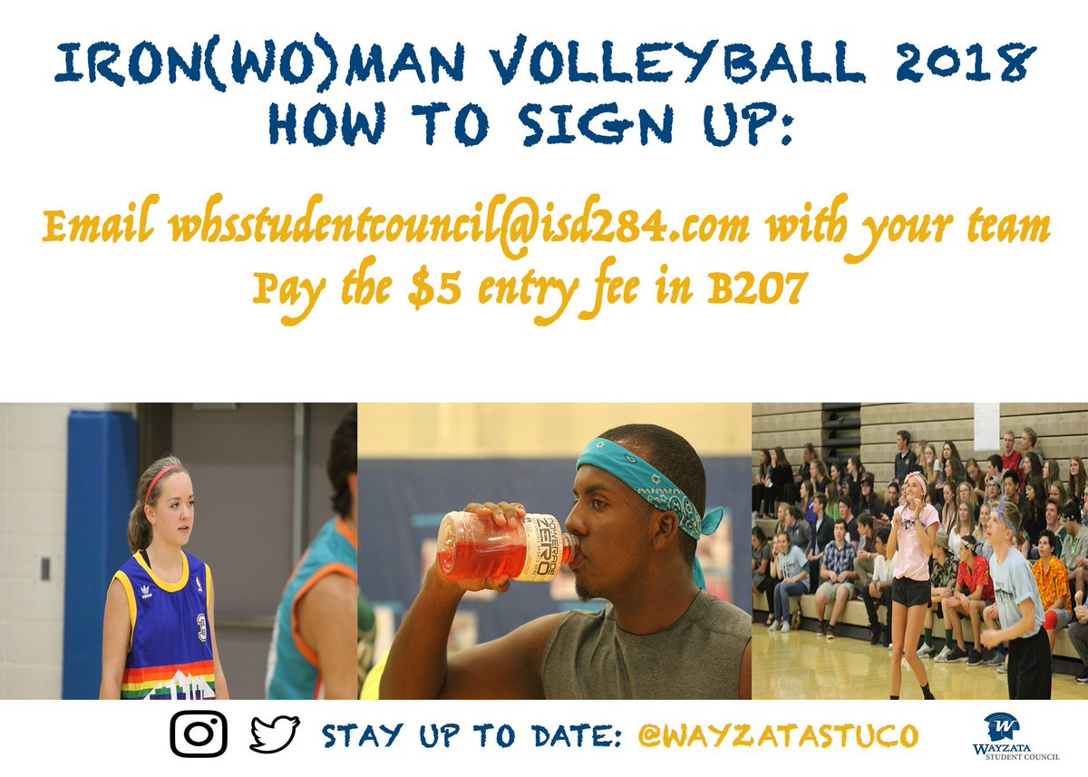 Want to play Iron(Wo)man Volleyball? Here's how to sign up. #RoadtoSurvivor #trojanpride