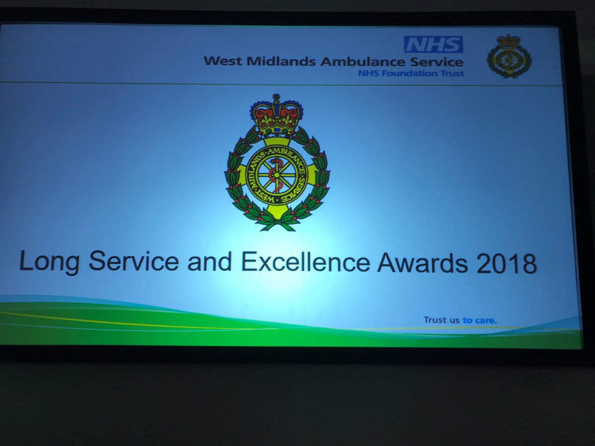 Proud to be attending the <a href="/OFFICIALWMAS/">West Midlands Ambulance Service #HelpUsHelpYou</a> Long Service and Excellence Awards 2018 #wmasawards @NHS_HealthEdEng