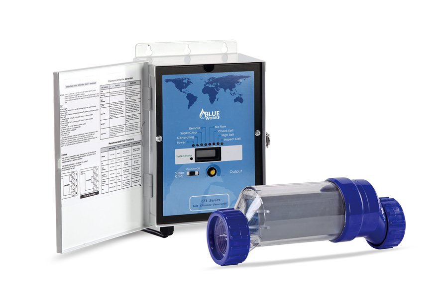 BLH salt chlorine generator transforms salt to chlorine effectively and safely. There is no need to clean the salt chlorinator by yourself with self-cleaning function. The flow sensor can make the flow easy to track. What ever you need, we got it.

Compatible w/ Hayward Aquarite