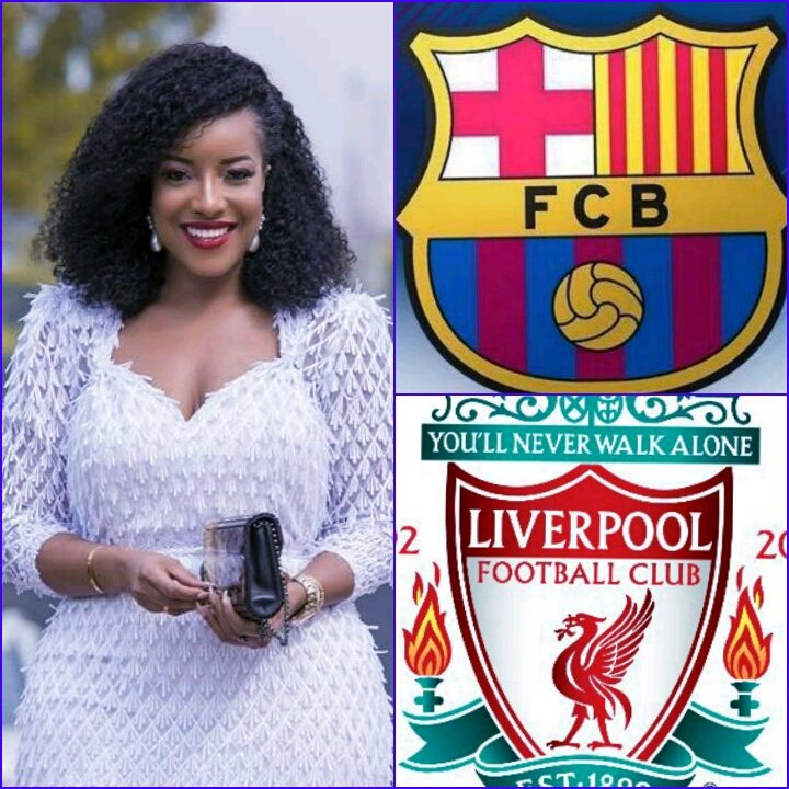 IK_Asiamah's tweet photo. Let's settle this guys... Which team do you think @Joselyn_Dumas supports? @FCBarcelona or @LFC?. #RT for #barca and #like for #Lipool. Highest number wins. https://t.co/FvFt4fLcvr